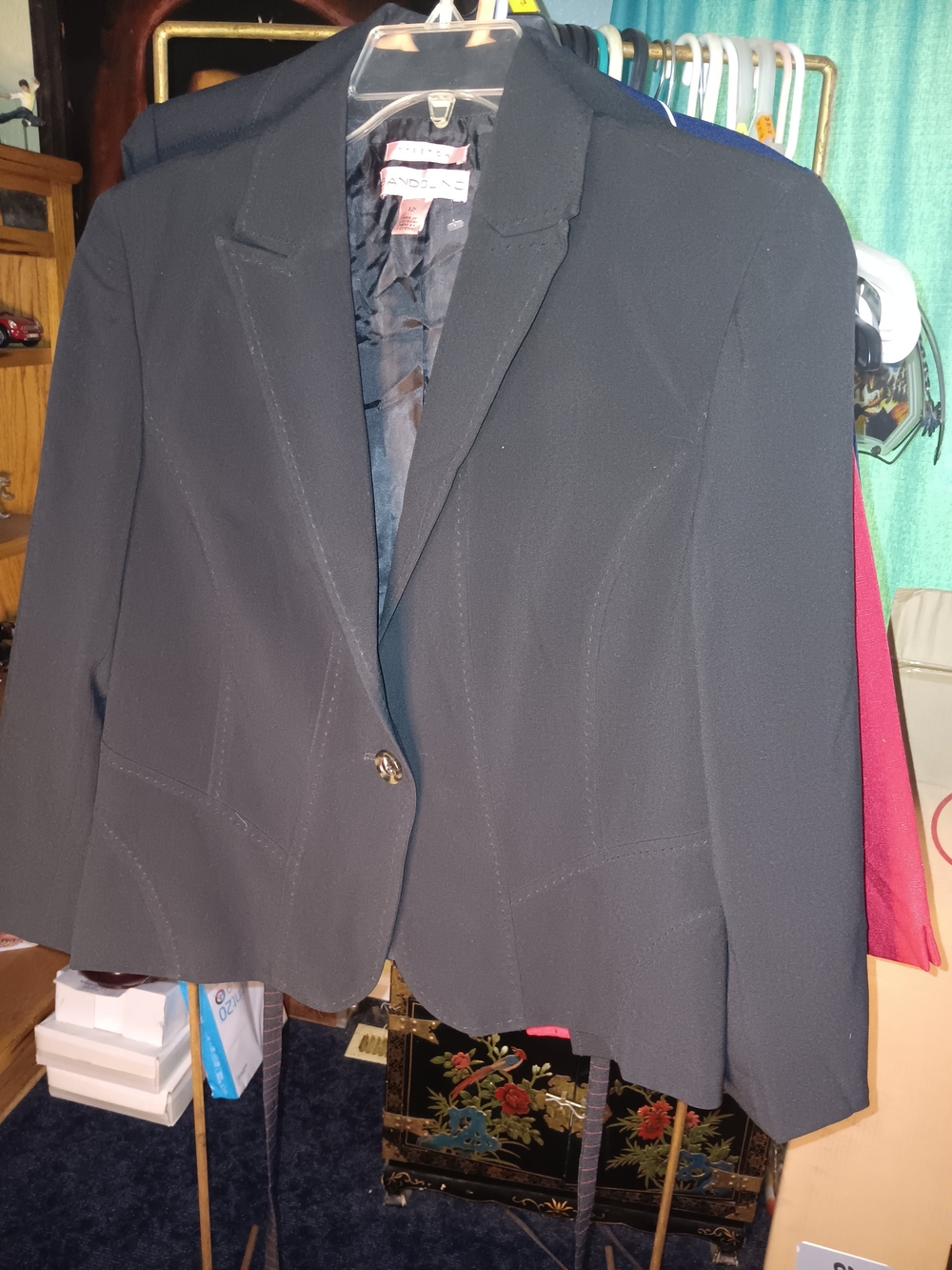 Bandolino Women's Black Single-Button Blazer